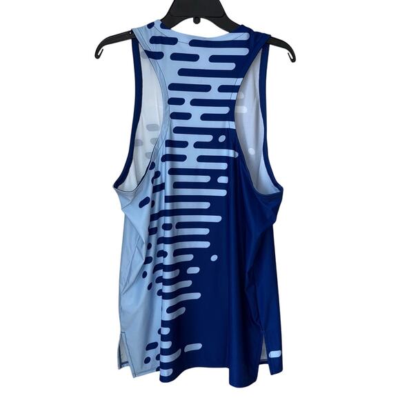 NEW Nike Pro Elite Singlet Men's Large 2023 Blue Track Running Made in USA - Picture 3 of 4